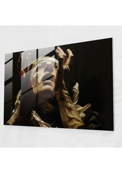Caravaggio Stili Cam Sanatı - Caravaggio, Caravaggio Stili, Cam Sanatı, Ev Dekorasyonu, 45X30