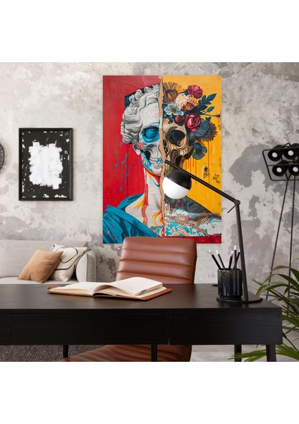 Rönesans Pop Kanvas Tablo - Klasisizm ve Popart, Duvar Dekorasyonu, Duvar Sanatı, Rönesans, 30X50