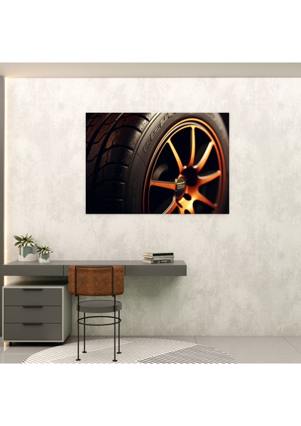 Formula 1 Duvar Tablosu - Formula 1, Kanvas Tablo, Heyecan, Kanvas Tablo, 50X30