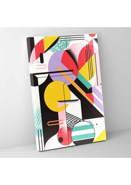 Fütürizm Kanvas Tablo Geometrik Şekiller - Fütürizm, Fütürizm, Kanvas Tablo, Geometrik Şekiller, 30X50