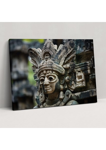 Kadim Silahlar Duvar Dekorasyonu - Maya Savaşçısı - Kadim Silahlar, Kadim Silahlar, Güç, Duvar Süslemesi, 50X30