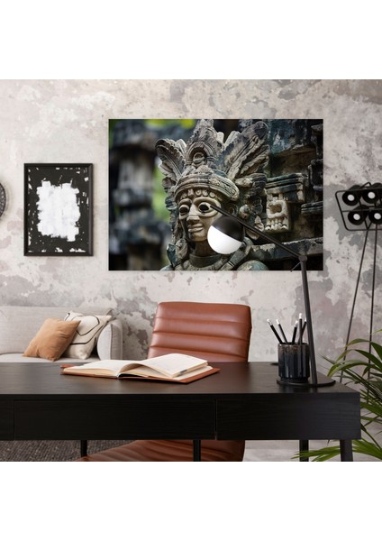 Kadim Silahlar Duvar Dekorasyonu - Maya Savaşçısı - Kadim Silahlar, Kadim Silahlar, Güç, Duvar Süslemesi, 50X30 modelleri