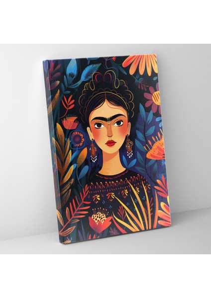Frida Kahlo Tarzı Kanvas Tablo - Frida Kahlo, Kanvas Tablo, Kanvas Tablo, Frida Kahlo Tarzı, 30X50