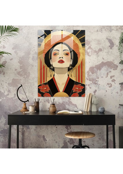 Klasik Pop Art Cam Sanatı - Klasisizm+Popart, Modern Sanat, Ev Dekorasyonu, Cam Duvar Sanatı, 30X45 modelleri