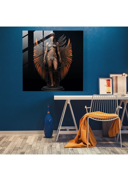 Amazon Kadınları Cam Baskı - Amazon Kadınları, Amazon Kadınları, Gerçekçi 3D Rendering, Cam Sanatı, 40X40 fiyatları