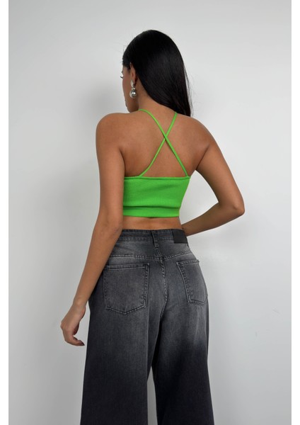 Pencere Detay Fitilli Crop indirimleri