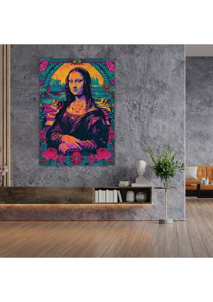 Klasisizm Pop Art ile Buluşuyor Mona Lisa Kanvas Tablo - Klasisizm ve Popart, Ev Dekorasyonu, Klasisizm Pop Art ile Buluşuyor, Duvar Dekorasyonu, 30X50 fiyatları