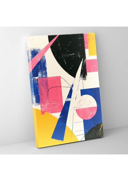 Andy Warhol Kanvas Tablo - Geometrik Şekiller Duvar Tablosu - Andy Warhol, Duvar Sanatı, Andy Warhol, Duvar Dekorasyonu, 30X50