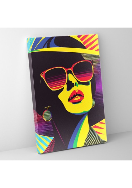 Pop Art Deco Duvar Sanatı - Klasisizm ve Popart, Duvar Süslemesi, Kanvas, Pop Art ile Klasisizm, 30X50