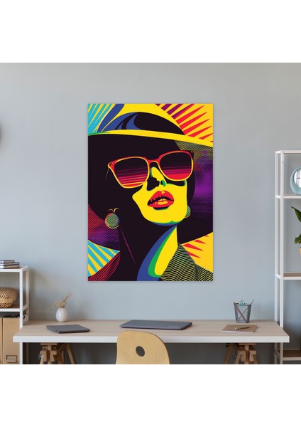 Pop Art Deco Duvar Sanatı - Klasisizm ve Popart, Duvar Süslemesi, Kanvas, Pop Art ile Klasisizm, 30X50
