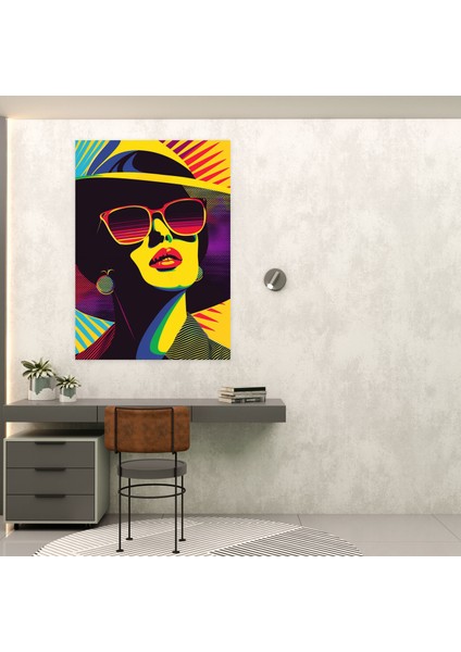 Pop Art Deco Duvar Sanatı - Klasisizm ve Popart, Duvar Süslemesi, Kanvas, Pop Art ile Klasisizm, 30X50