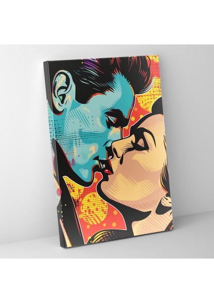 Klasik Çizgi Roman Pop Art Kanvas Tablo - Klasisizm ve Popart, Kanvas Tablo, Klasik Çizgi Roman Pop Art, 30X50