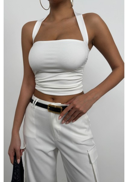 Çapraz Askılı Bluz modelleri