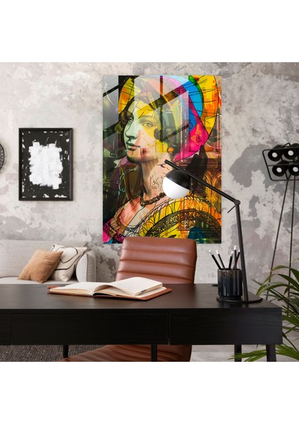 Klasik Twist Cam Duvar Sanatı - Klasisizm+Popart, Modern Sanat, Duvar Dekorasyonu, Cam Duvar Sanatı, 30X45 fiyatları
