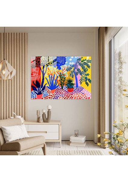 Henri Matisse Cam Duvar Sanatı Dekorasyon - Henri Matisse, Ev Dekorasyonu, Cam Duvar Sanatı, Henri Matisse, 45X30 cm