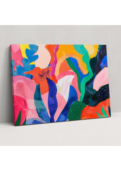 Henri Matisse Soyut Kanvas Tablo - Henri Matisse, Henri Matisse, Ev Dekorasyonu, Kanvas Tablo, 50X30 cm