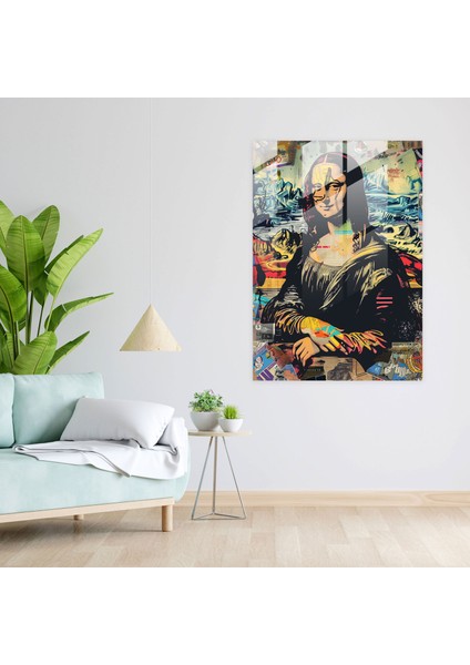 Klasik Pop Art Cam Baskı - Klasisizm+Popart, Klasisizm ile Pop Art'ı Birleştirmek, Modern Sanat, Duvar Dekorasyonu, 30X45 modelleri