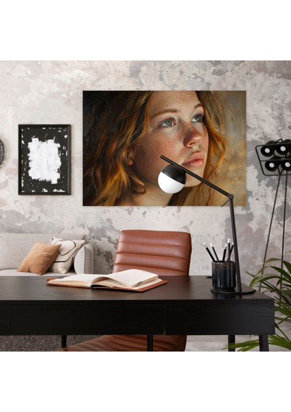 Gerçekçilik Portre Duvar Tablosu - Gerçekçilik, Zarafet, Gerçekçilik, Kanvas Tablo, 50X30