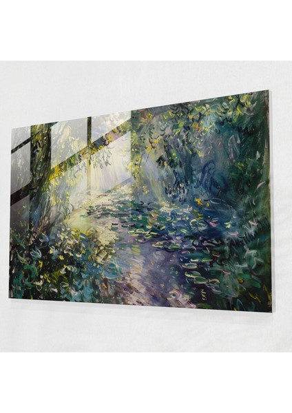 Claude Monet Yemyeşil Yeşillik Modern Sanat - Claude Monet, Yeşillik, Modern Sanat, Claude Monet, 45X30