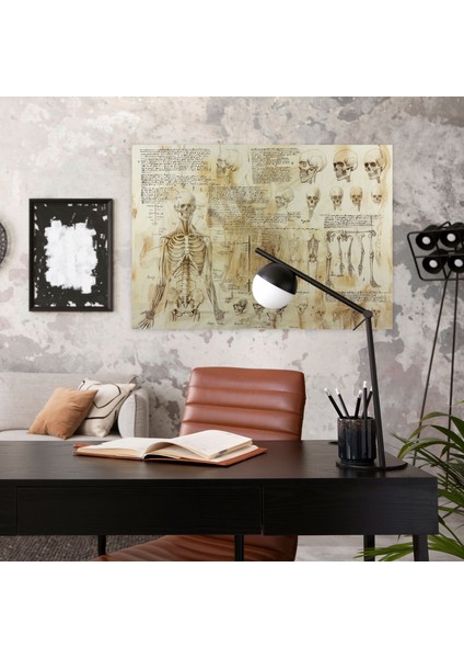 Leonardo Da Vinci Insan Anatomisi Kanvas Tablo - Leonardo Da Vinci, Ev Dekorasyonu, Duvar Sanatı, Kanvas Tablo, 90X60 fiyatları
