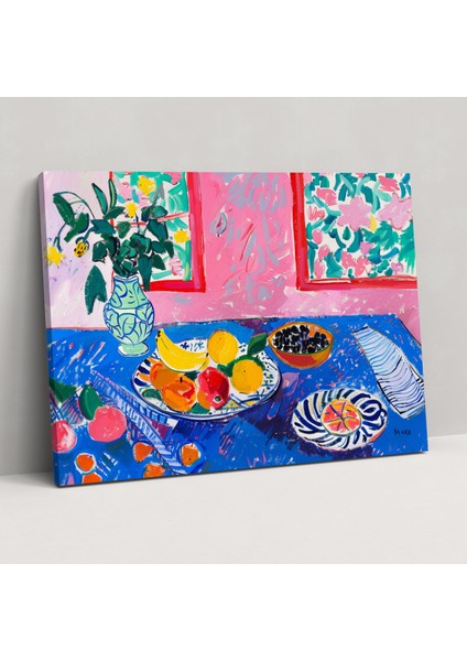 Henri Matisse Natürmort Duvar Tablosu - Henri Matisse, Ev Dekorasyonu, Kanvas Tablo, Henri Matisse, 50X30 cm
