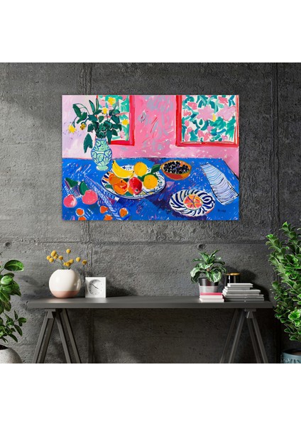 Henri Matisse Natürmort Duvar Tablosu - Henri Matisse, Ev Dekorasyonu, Kanvas Tablo, Henri Matisse, 50X30 cm