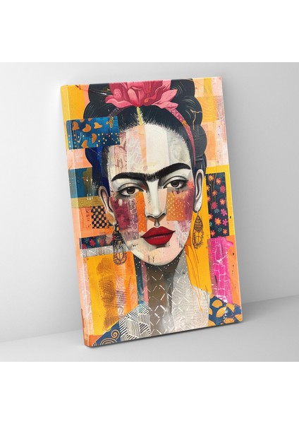 Frida Kahlo Tarzı Duvar Tablosu - Frida Kahlo, Kanvas Tablo, Frida Kahlo Tarzı, Duvar Sanatı, 30X50