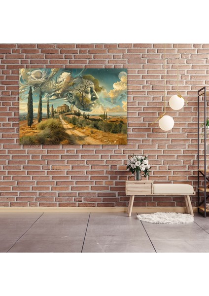 Rüya Gibi Manzara Leonardo Da Vinci Kanvas Tablo - Leonardo Da Vinci, Kanvas Tablo, Rüya Gibi Manzara, Kanvas Tablo, 70X50 modelleri