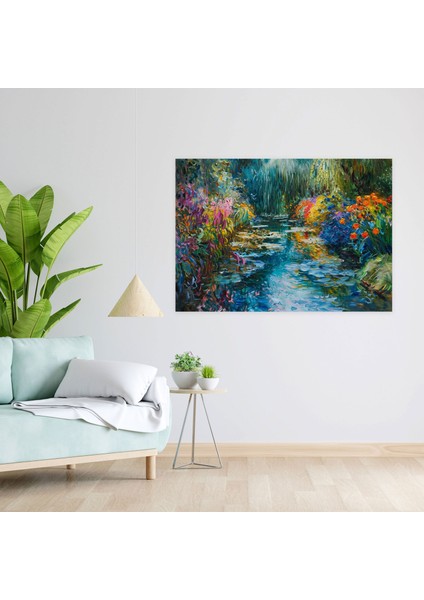 Claude Monet Giverny Bahçesi Kanvas Tablo - Claude Monet, Claude Monet, Kanvas Tablo, 50X30 fiyatları