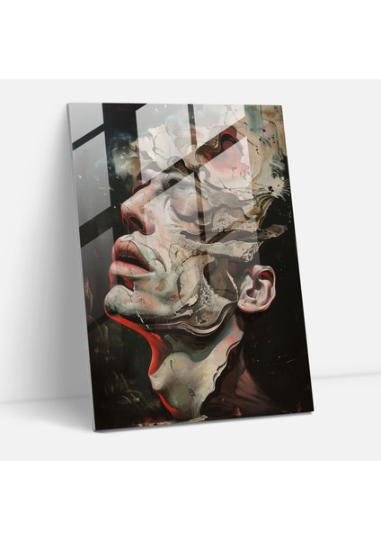 Abartılı Perspektifler Cam Baskı - Maniyerizm, Cam Baskı, Cam Sanatı, Modern Sanat, 30X45