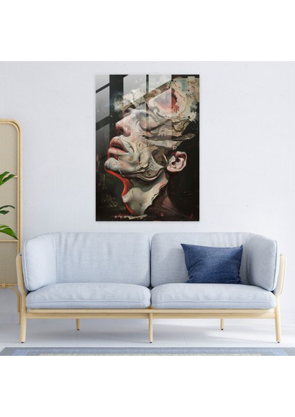 Abartılı Perspektifler Cam Baskı - Maniyerizm, Cam Baskı, Cam Sanatı, Modern Sanat, 30X45