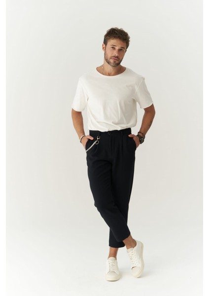 Myles Erkek Lacivert Pantolon