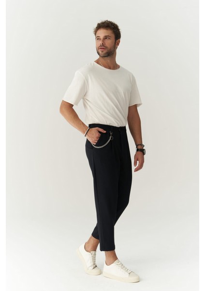 Myles Erkek Lacivert Pantolon