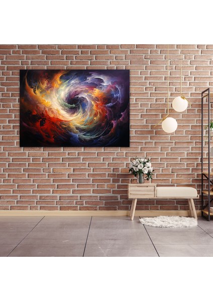 Burçlar Soyut Burçlar Kanvas Tablo - Burçlar, Duvar Tablosu, Burçlar, Renk Kasırgası, 50X30 fiyatları
