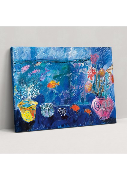Henri Matisse Okyanus Teması Kanvas Tablo - Henri Matisse, Ev Dekorasyonu, Okyanus Teması, Duvar Dekorasyonu, 50X30