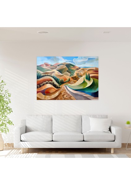 Pablo Picasso Tarzı Duvar Dekorasyonu - Pablo Picasso, Ev Dekorasyonu, Peyzaj, Duvar Dekorasyonu, 50X30