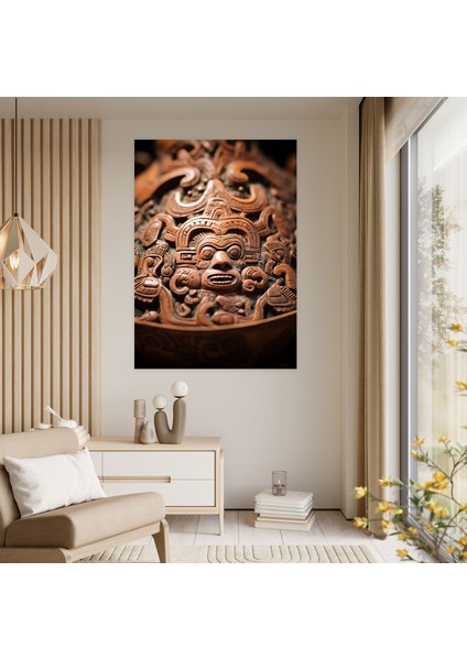 Inka Medeniyeti Kanvas Tablo - Seramik Sanatı - Maya, Fotoğraf, Duvar Sanatı, Duvar Süsleme, 30X50 fiyatları