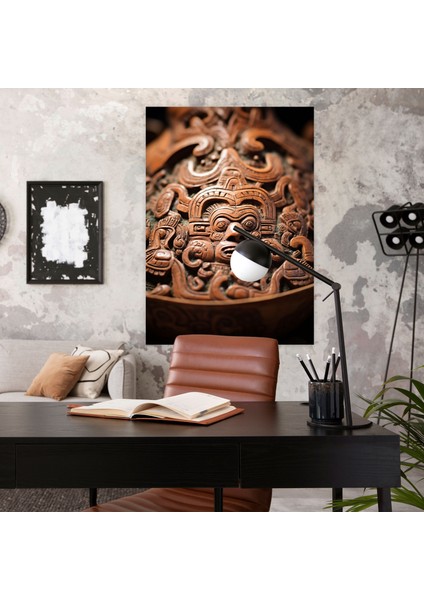 Inka Medeniyeti Kanvas Tablo - Seramik Sanatı - Maya, Fotoğraf, Duvar Sanatı, Duvar Süsleme, 30X50 modelleri
