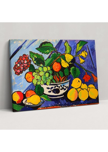 Henri Matisse Duvar Sanatı - Henri Matisse, Duvar Sanatı, Duvar Dekorasyonu, Meyve ve Çiçekler, 50X30
