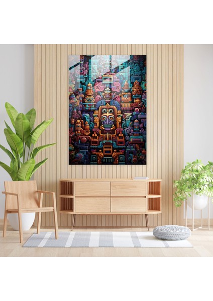 Maya Cam Baskı - Maya, Maya, Cam Sanatı, Duvar Dekorasyonu, 30X45 modelleri