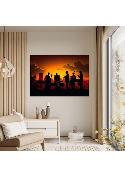 Harlem Jazz Band Kanvas Tablo - Harlem, Duvar Dekorasyonu, Kanvas Tablo, Duvar Sanatı, 50X30 fiyatları