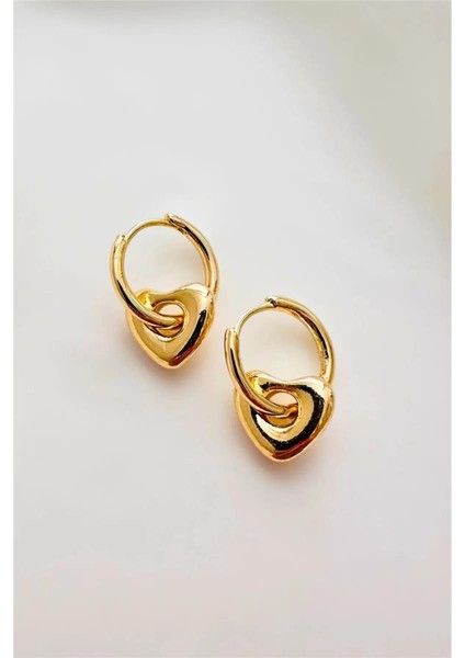 Metal Kalp Halka Küpe fiyatları