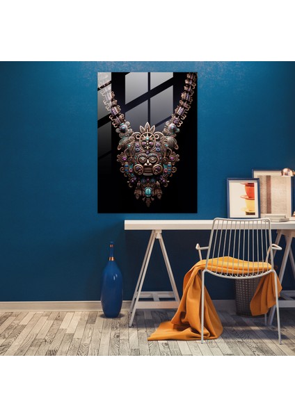 Maya Takı Cam Sanatı - Maya, Maya, Modern Sanat, Cam Duvar Sanatı, 30X45 fiyatları