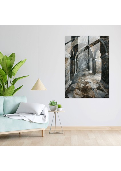 Bozulmuş Oranlar Cam Duvar Sanatı - Maniyerizm, Modern Sanat, Cam Sanatı, Maniyerizm, 30X45 fiyatları