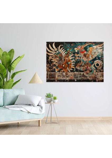 Mitoloji Duvar Tablosu - Mitoloji, Duvar Süslemesi, Kanvas Tablo, Mitoloji, 50X30