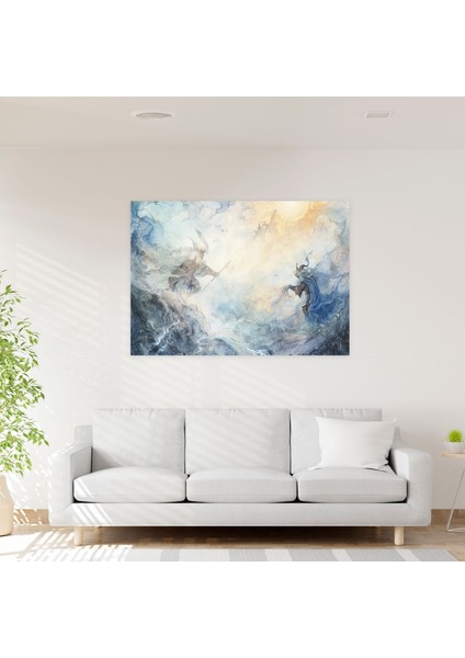 Mitoloji Duvar Tablosu - Mitoloji, Duvar Sanatı, Duvar Dekorasyonu, Kanvas Tablo, 50X30