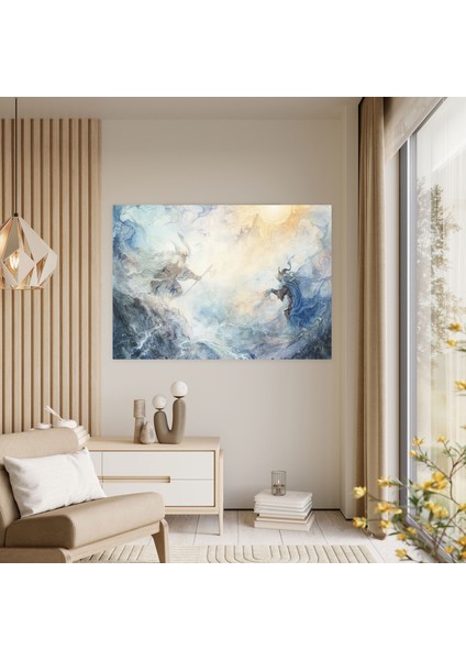 Mitoloji Duvar Tablosu - Mitoloji, Duvar Sanatı, Duvar Dekorasyonu, Kanvas Tablo, 50X30