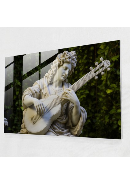 Mitoloji Cam Baskı - Lir Çalan Apollon - Mitoloji, Ev Dekorasyonu, Cam Sanatı, Cam Baskı, 45X30