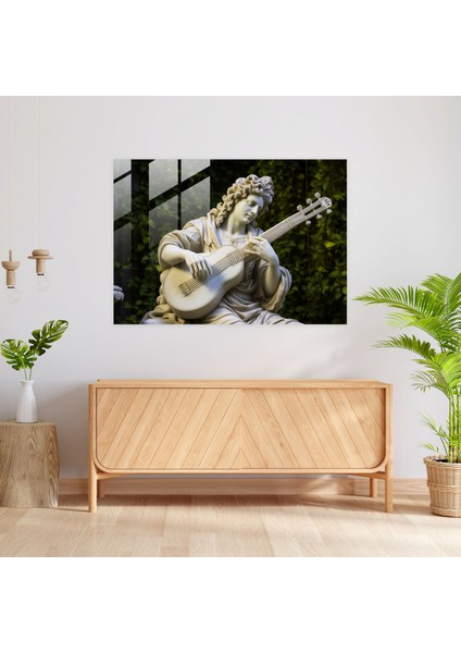 Mitoloji Cam Baskı - Lir Çalan Apollon - Mitoloji, Ev Dekorasyonu, Cam Sanatı, Cam Baskı, 45X30 modelleri