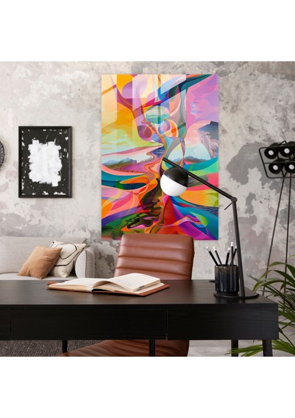 Uzatılmış Formlar Maniyerizm Modern Sanat - Maniyerizm, Cam Baskı, Ev Dekorasyonu, Duvar Dekorasyonu, 30X45